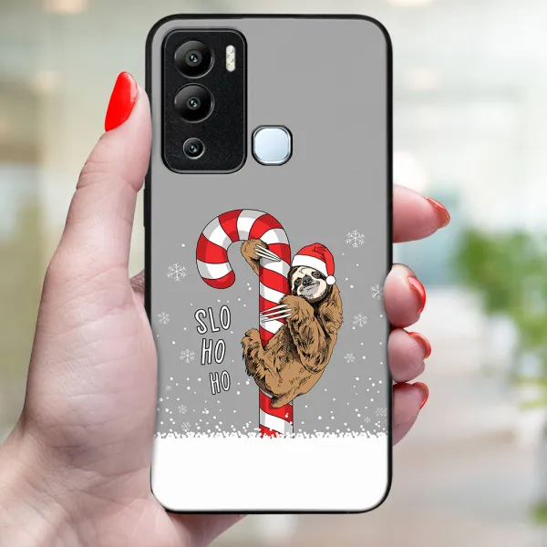 MY ART Kryt s vianočným dizajnom Infinix Hot 12i CANDY (076)