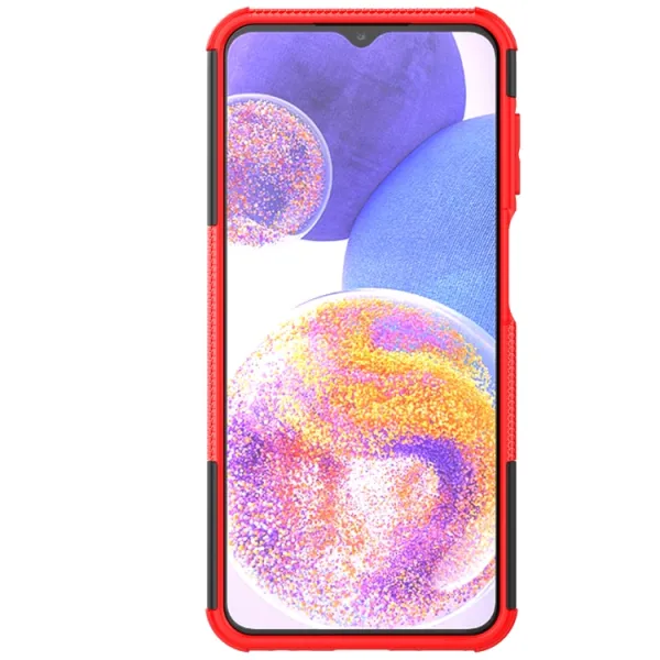 STAND Odolný ochranný kryt pre Samsung Galaxy A23 / A23 5G červený