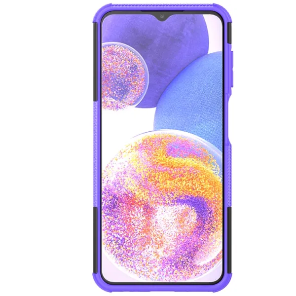 STAND Odolný ochranný kryt pre Samsung Galaxy A23 / A23 5G fialový