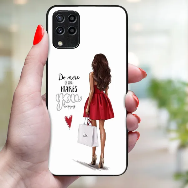 MY ART Ochranný kryt pre Samsung Galaxy M33 5G RED DRESS (137)
