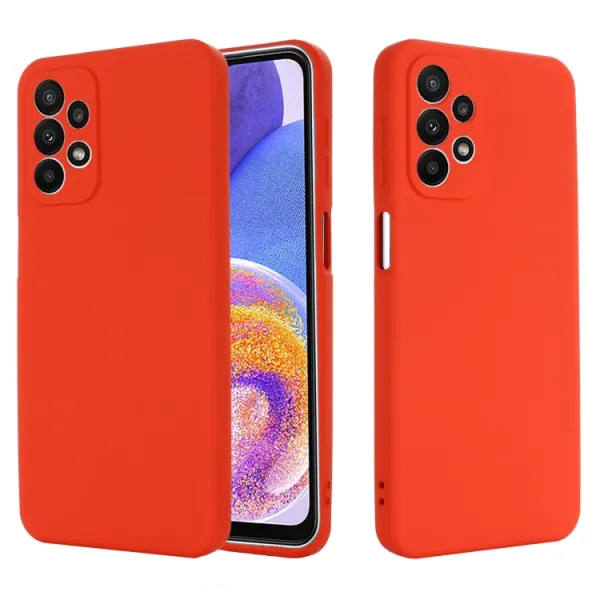 RUBBER Ochranný kryt pre Samsung Galaxy A23 / A23 5G červený
