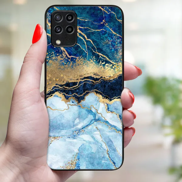 MY ART Ochranný kryt pre Samsung Galaxy M33 5G BLUE MARBLE (141)