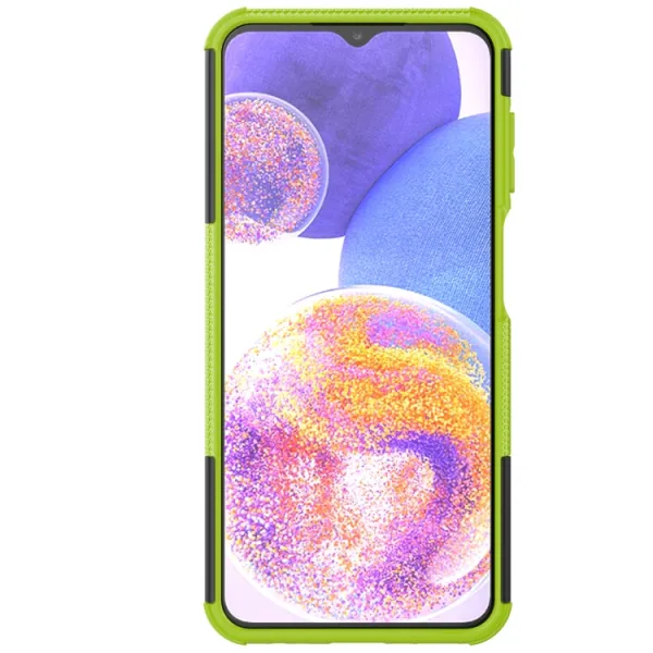 STAND Odolný ochranný kryt pre Samsung Galaxy A23 / A23 5G zelený