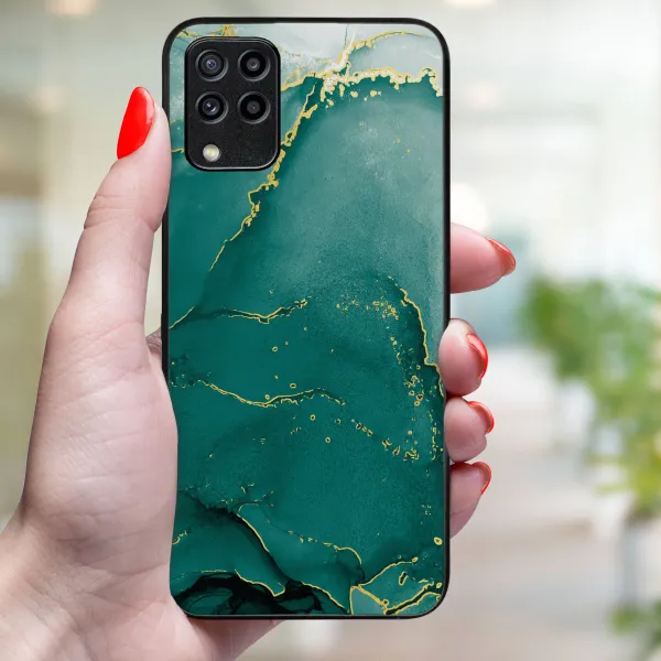 MY ART Ochranný kryt pre Samsung Galaxy M33 5G GREEN MARBLE (145)