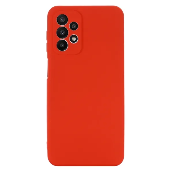 RUBBER Ochranný kryt pre Samsung Galaxy A23 / A23 5G červený