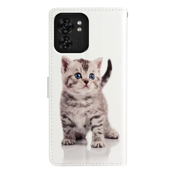 ART Peňaženkový kryt pre Motorola Edge 40 LITTLE CAT