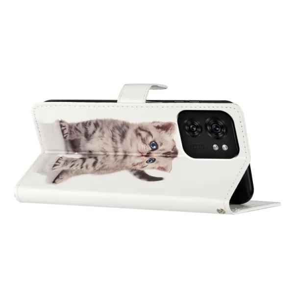 ART Peňaženkový kryt pre Motorola Edge 40 LITTLE CAT