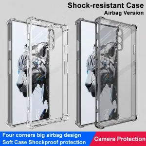 IMAK Ochranný silikónový obal pre Nubia Redmagic 8S Pro 5G priehľadný