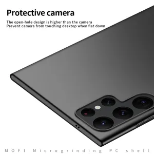 MOFI Plastový kryt pre Samsung Galaxy S24 Ultra 5G modrý