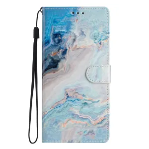 ART Peňaženkový kryt pre Motorola Edge 40 BLUE MARBLE