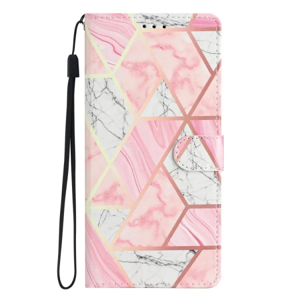 ART Peňaženkový kryt pre Motorola Edge 40 PINK MARBLE