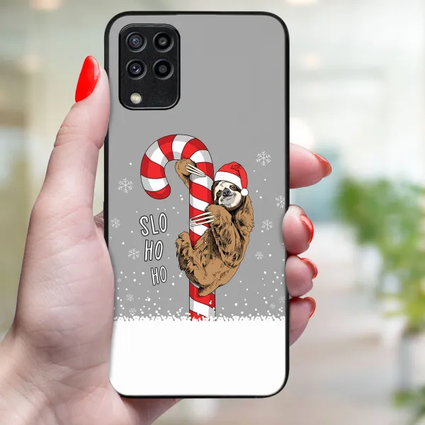 MY ART Kryt s vianočným dizajnom Samsung Galaxy M53 5G CANDY (076)