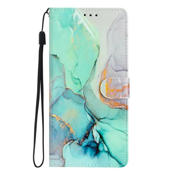 ART Peňaženkový kryt pre Motorola Edge 40 GREEN MARBLE