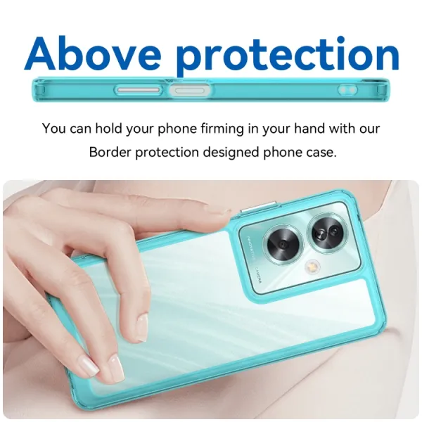 CRYSTAL Ochranný kryt pre Oppo A79 5G tyrkysový