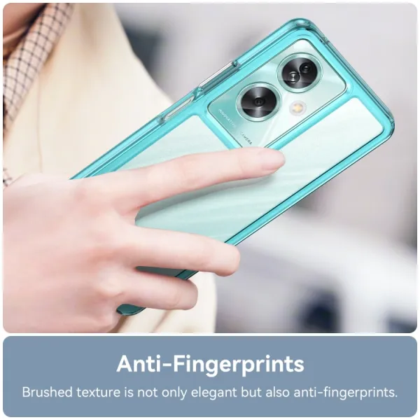 CRYSTAL Ochranný kryt pre Oppo A79 5G tyrkysový
