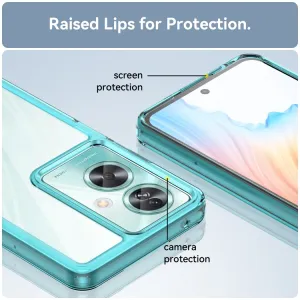 CRYSTAL Ochranný kryt pre Oppo A79 5G tyrkysový