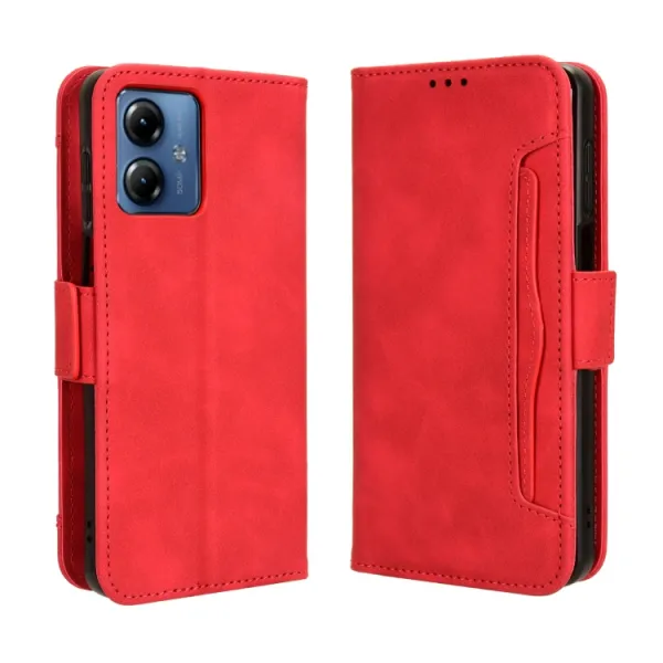 SLOT Peňaženkový obal pre Motorola Moto G14 červený
