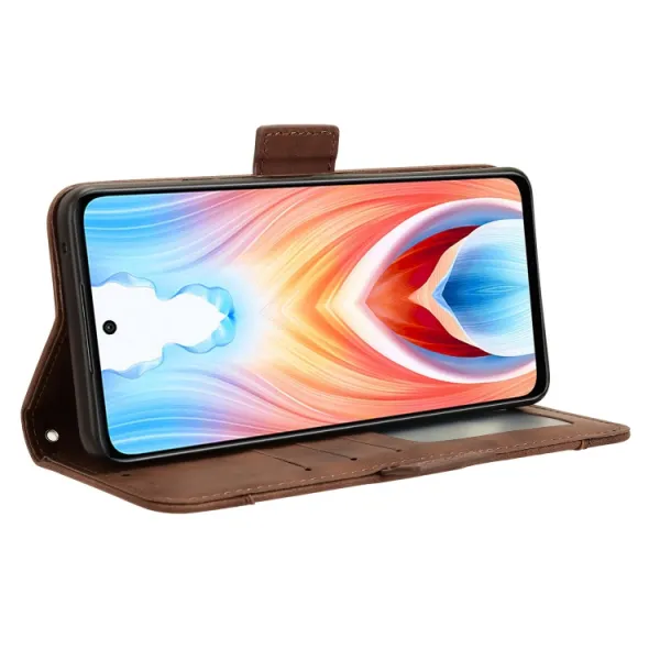 SLOT Peňaženkový obal pre Oppo A79 5G hnedý