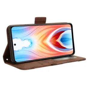 SLOT Peňaženkový obal pre Oppo A79 5G hnedý