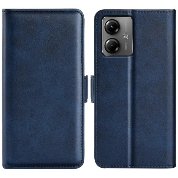 SIDE Peňaženkové puzdro pre Motorola Moto G14 modré
