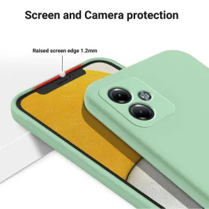 RUBBER Ochranný kryt pre Motorola Moto G14 zelený