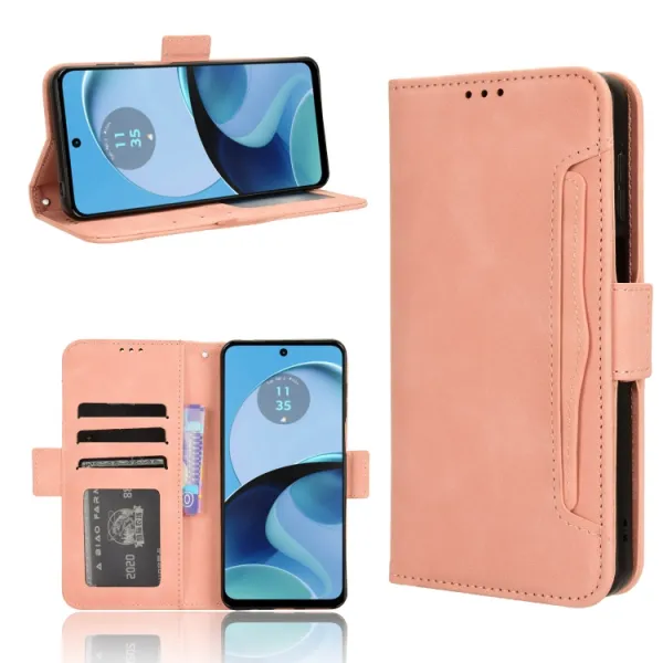SLOT Peňaženkový obal pre Motorola Moto G14 ružový
