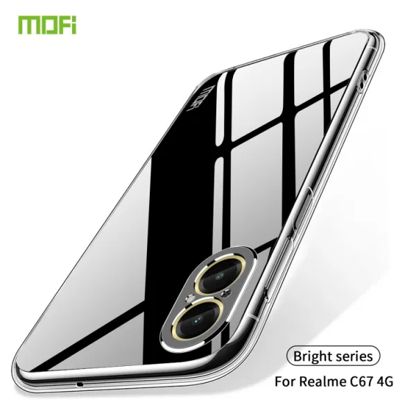 MOFI TPU Silikónový kryt pre Realme C67 priehľadný