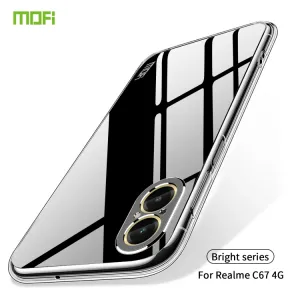 MOFI TPU Silikónový kryt pre Realme C67 priehľadný