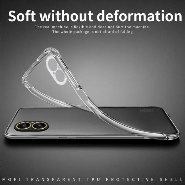 MOFI TPU Silikónový kryt pre Realme C67 priehľadný