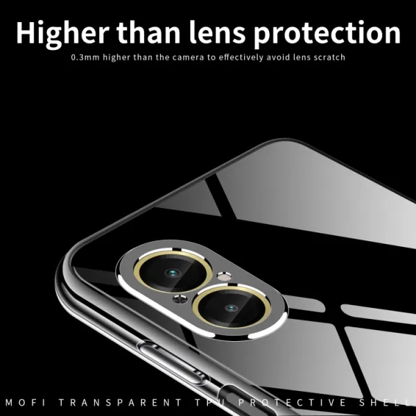 MOFI TPU Silikónový kryt pre Realme C67 priehľadný