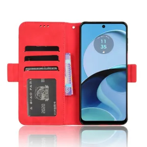 SLOT Peňaženkový obal pre Motorola Moto G14 červený