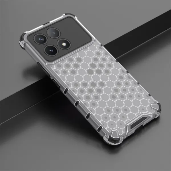 HONEYCOMB Ochranný kryt Xiaomi Poco X6 Pro 5G biely
