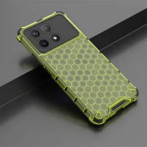HONEYCOMB Ochranný kryt Xiaomi Poco X6 Pro 5G zelený