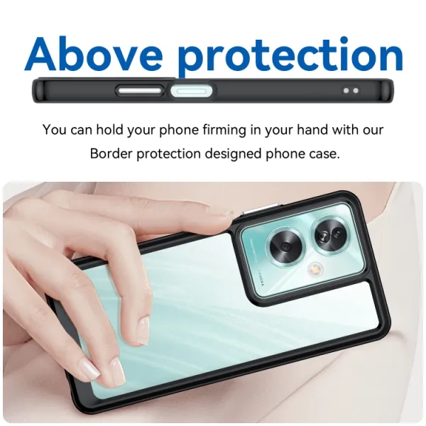 CRYSTAL Ochranný kryt pre Oppo A79 5G čierny