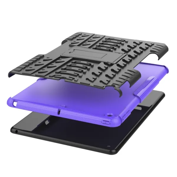 STAND Extra odolný obal Apple iPad 10.2 2021 / 2020 / 2019 fialový