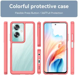 CRYSTAL Ochranný kryt pre Oppo A79 5G červený