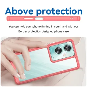 CRYSTAL Ochranný kryt pre Oppo A79 5G červený