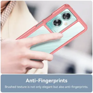 CRYSTAL Ochranný kryt pre Oppo A79 5G červený