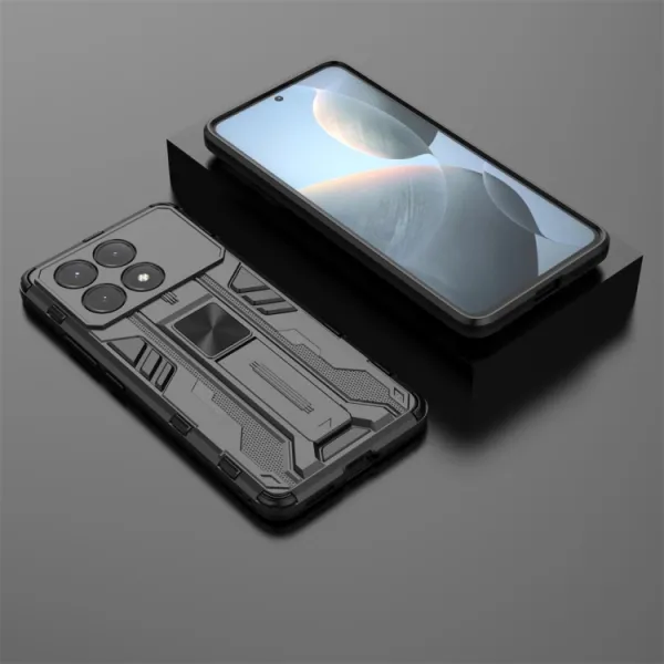 SUPERSONIC Odolný obal pre Xiaomi Poco X6 Pro 5G čierny