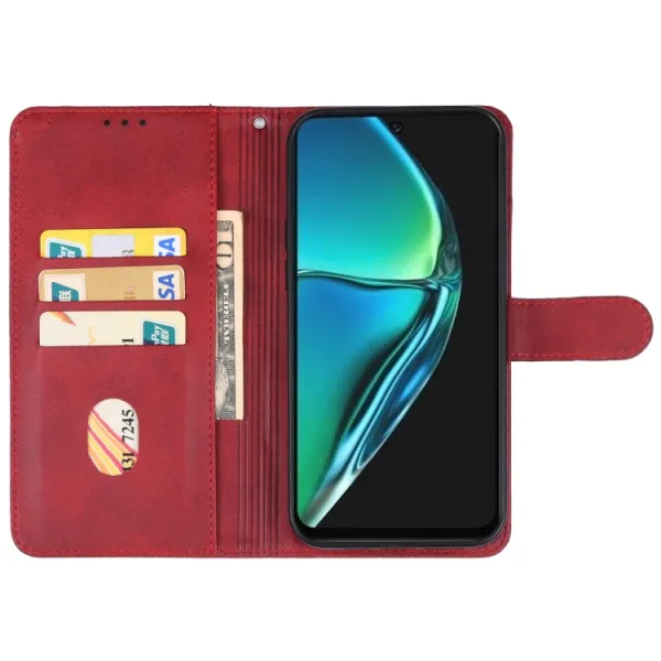 SMOOTH Peňaženkové puzdro pre Infinix Hot 40i červené