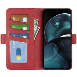SIDE Peňaženkové puzdro pre Motorola Moto G14 červené