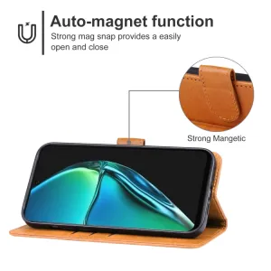 SMOOTH Peňaženkové puzdro pre Infinix Hot 40i hnedé