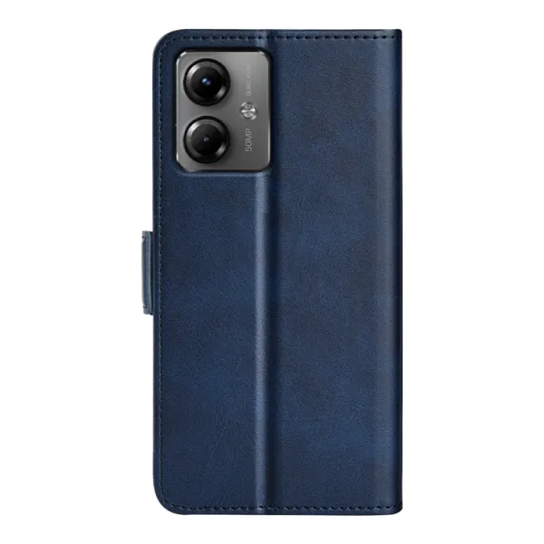 SIDE Peňaženkové puzdro pre Motorola Moto G14 modré