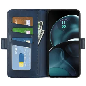 SIDE Peňaženkové puzdro pre Motorola Moto G14 modré