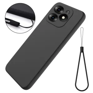 RUBBER Ochranný kryt pre Infinix Hot 40i čierny