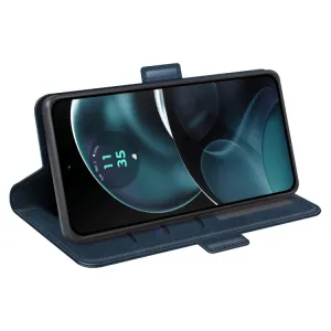 SIDE Peňaženkové puzdro pre Motorola Moto G14 modré