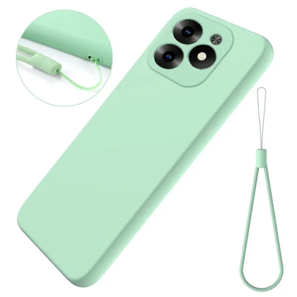 RUBBER Ochranný kryt pre Infinix Hot 40i zelený