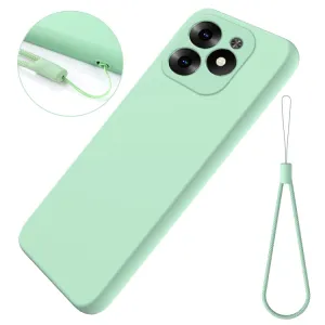 RUBBER Ochranný kryt pre Infinix Hot 40i zelený