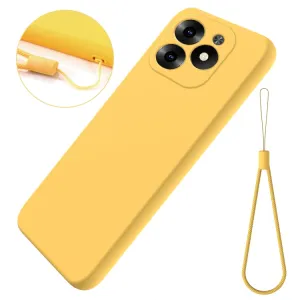 RUBBER Ochranný kryt pre Infinix Hot 40i žltý