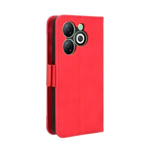 SLOT Peňaženkový obal pre Infinix Smart 8 červený